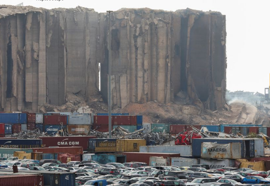 Λίβανος: Κατάρρευσαν σιλό σιτηρών στο λιμάνι της Βηρυτού