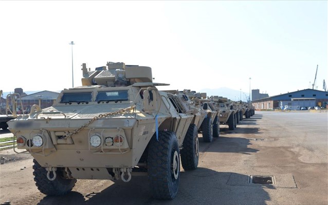 ΓΕΣ: Παραλαβή 90 τεθωρακισμένων τροχοφόρων οχημάτων στη Θεσσαλονίκη