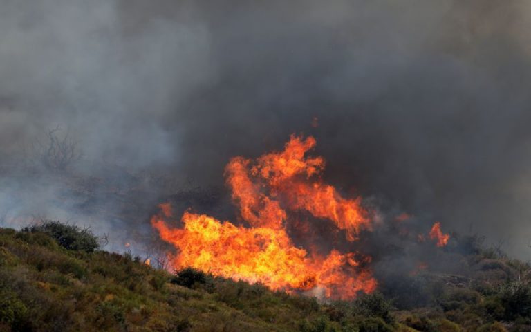 Πυρκαγιά στη Λήμνο – Τέθηκε υπό μερικό έλεγχο
