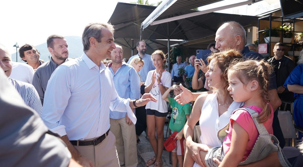 Με οδηγό τα έργα οι περιοδείες Κ. Μητσοτάκη