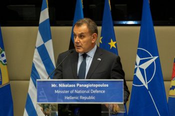 Ν. Παναγιωτόπουλος: Το κλίμα έντασης που δημιουργεί η Τουρκία υπονομεύει την ασφάλεια στην περιοχή και τη συνοχή του ΝΑΤΟ