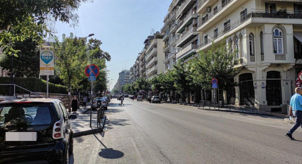 Θεσσαλονίκη: Κλειστό τμήμα της οδού Αγίου Δημητρίου