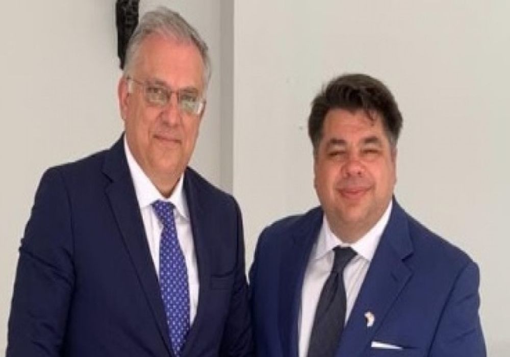 Συνάντηση Τ. Θεοδωρικάκου – Τζ. Τσούνη για τη συνεργασία Ελλάδας – ΗΠΑ στον τομέα της ασφάλειας