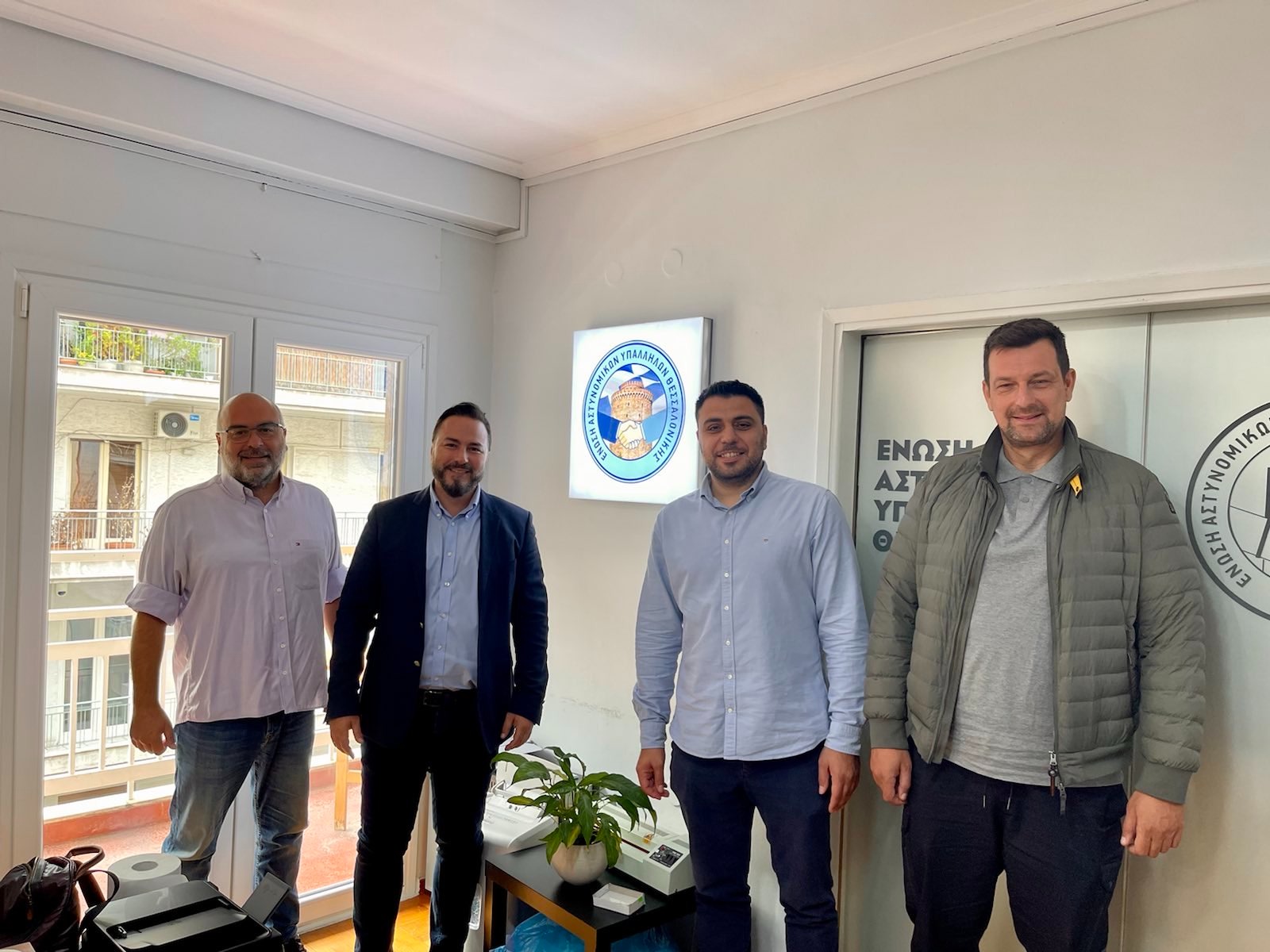 Την Ένωση Αστυνομικών Υπαλλήλων Θεσσαλονίκης επισκέφθηκε ο Διαμαντής Γκολιδάκης