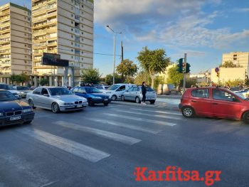 Θεσσαλονίκη: Έκλεισε κεντρικός δρόμος λόγω… λαδιών – Τρεις τραυματίες (ΦΩΤΟ)