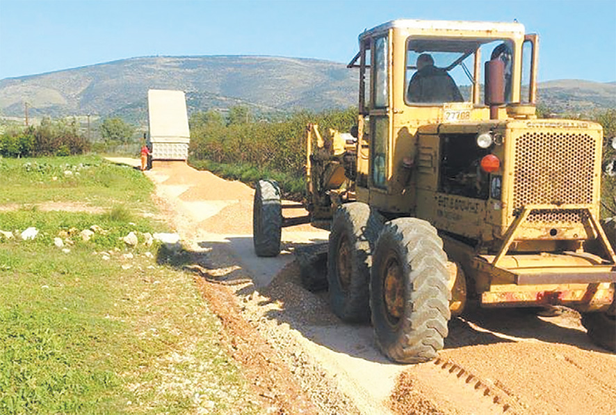 Ολοκληρώθηκαν τα έργα αγροτικής οδοποιίας στον Δ. Λαγκαδά