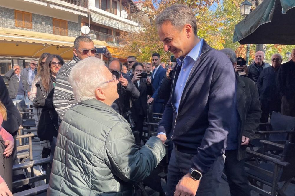 Κ. Μητσοτάκης: Περιοδεία στην Πιερία – 4,5 εκ. ευρώ για την αντικατάσταση του δικτύου ύδρευσης Αιγινίου (ΦΩΤΟ)