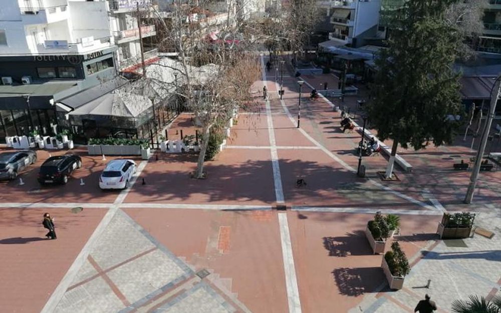 Θεσσαλονίκη: Ξεκίνησαν οι εργασίες για την συντήρηση της πλατείας Ευόσμου (ΦΩΤΟ)