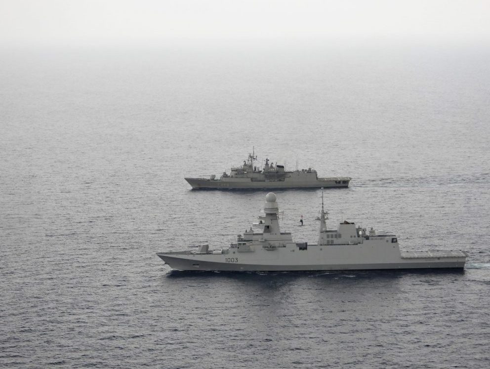 Συνεκπαίδευση της φρεγάτας «Σαλαμίς» με την αιγυπτιακή «ENS Bernees» (ΦΩΤΟ)