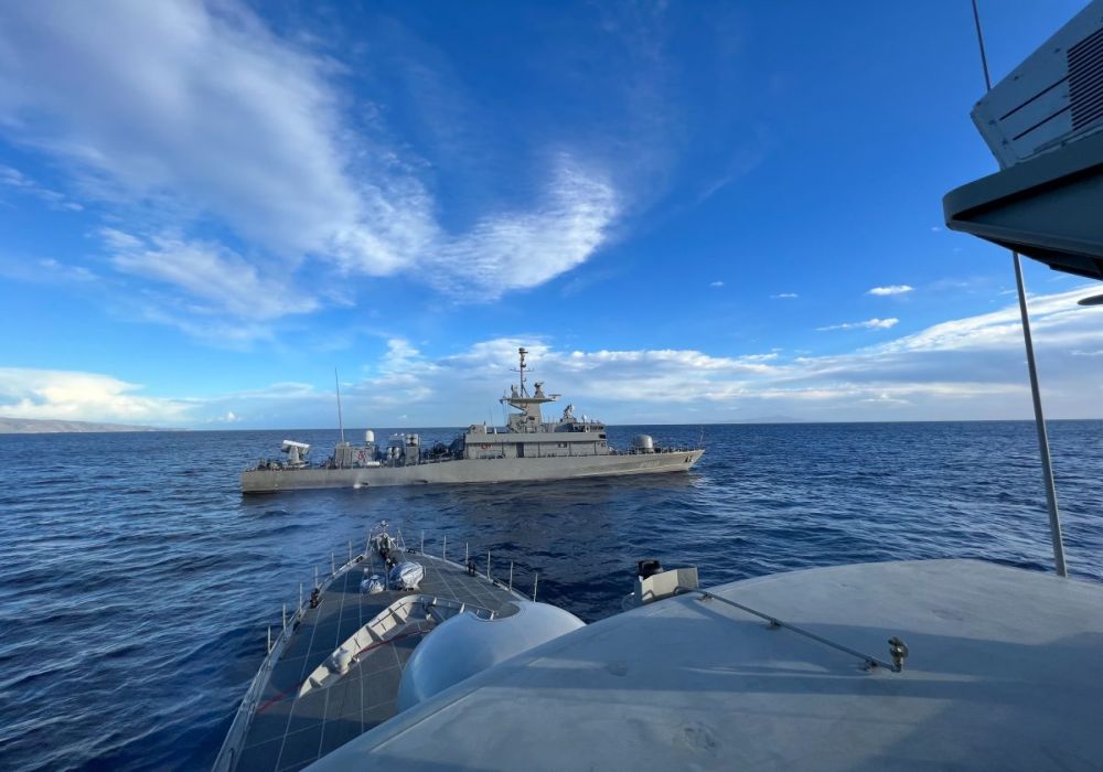 Εντυπωσιακές εικόνες από την «Αστραπή» στο Αιγαίο