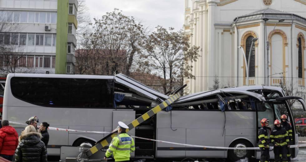 Δυστύχημα στο Βουκουρέστι: Από Βόλο, Λάρισα και Θεσσαλονίκη οι επιβάτες του λεωφορείου