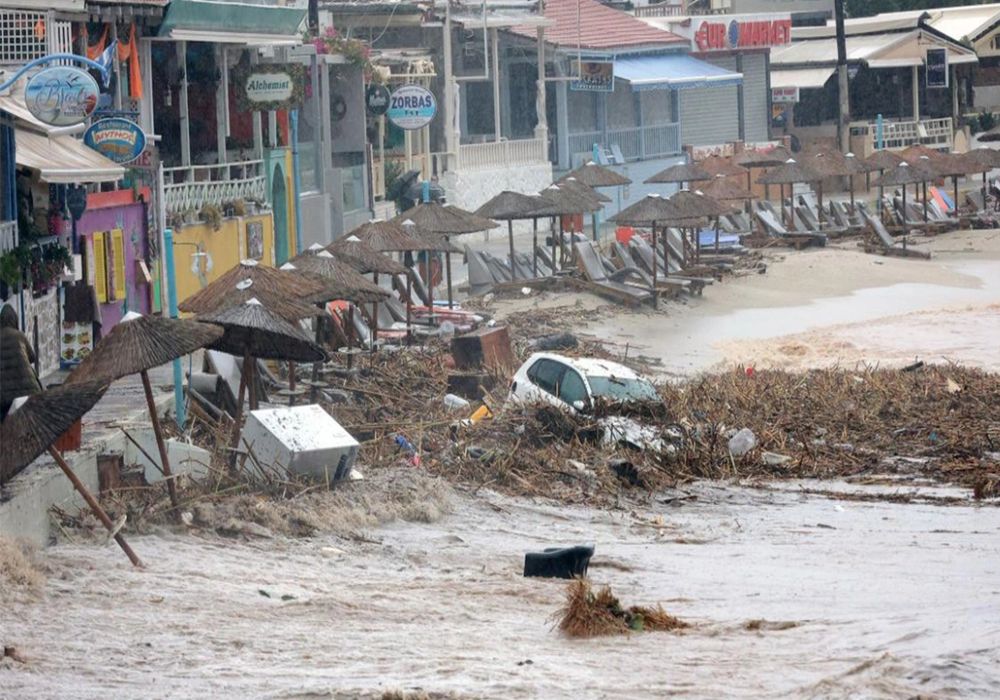 Προβλήματα στην Κάρπαθο από την ισχυρή βροχόπτωση