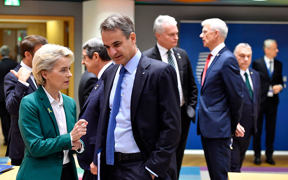 Στην πρώτη ημέρα της διάσκεψης του ΕΛΚ ο Κ. Μητσοτάκης