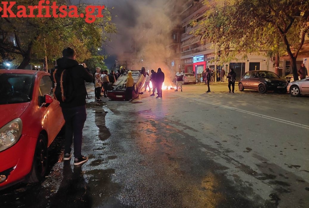 Θεσσαλονίκη: Επεισόδια έξω από το Ιπποκράτειο για τον 16χρονο – Οδοφράγματα και φωτιές