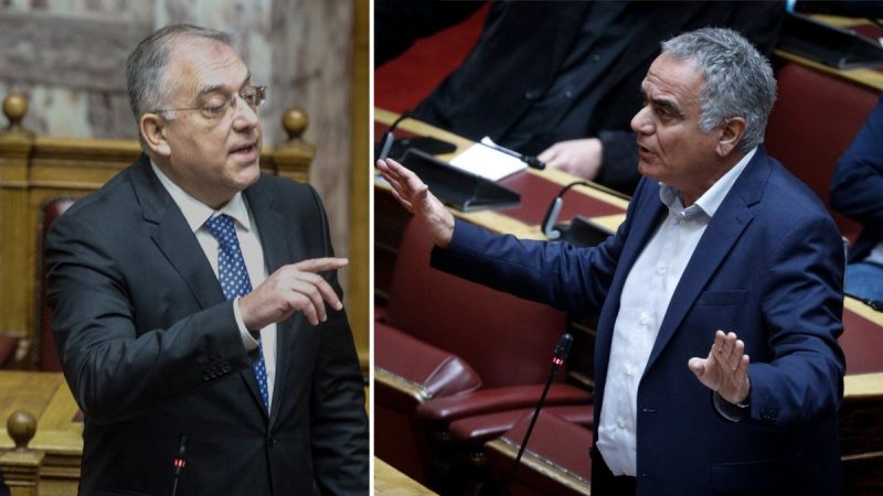 Καβγάς Τ. Θεοδωρικάκου – Π. Σκουρλέτη στη Βουλή