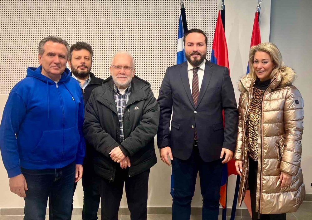 Ο Δ. Γκολιδάκης επισκέφθηκε την Αρμενική Κοινότητα Θεσσαλονίκης