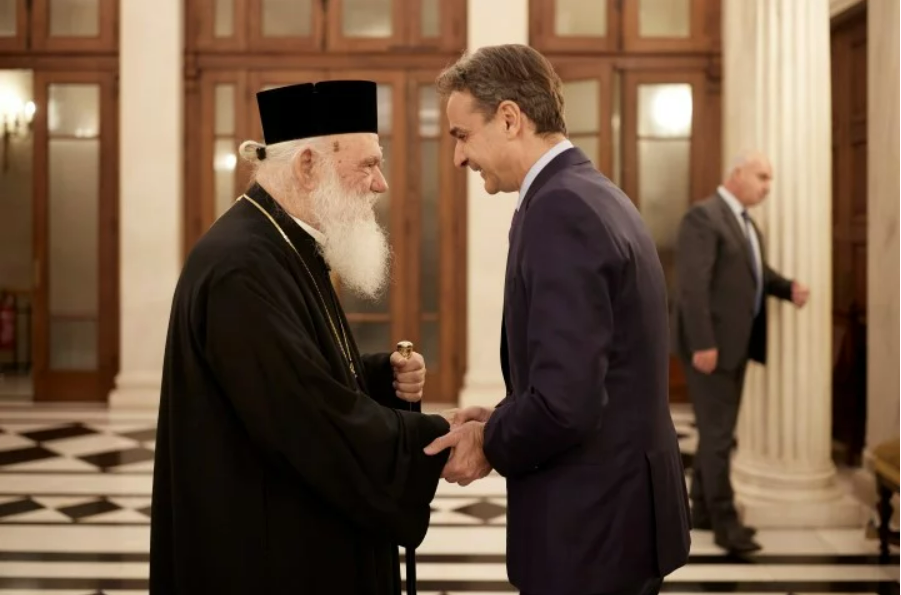 Η αξιοποίηση της Εκκλησιαστικής περιουσίας στο επίκεντρο της συνάντησης Ιερώνυμου – K. Μητσοτάκη