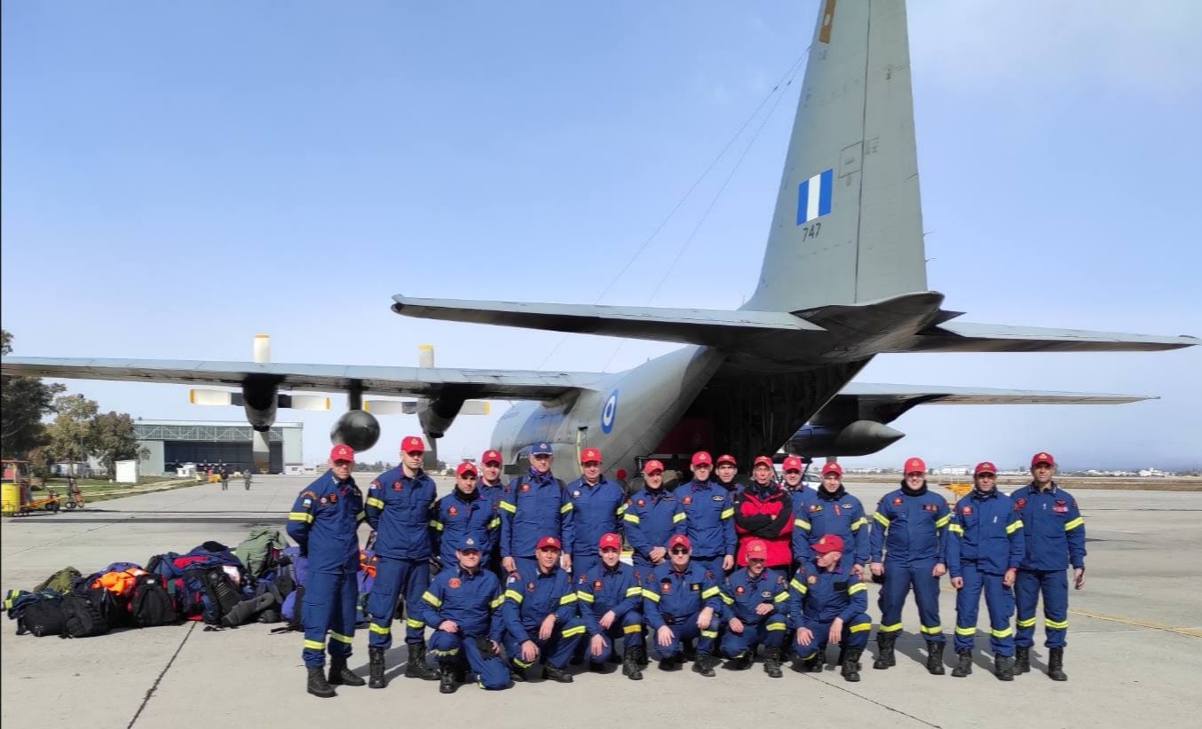 Αναχώρησε για Τουρκία η Ελληνική αποστολή βοήθειας και διάσωσης