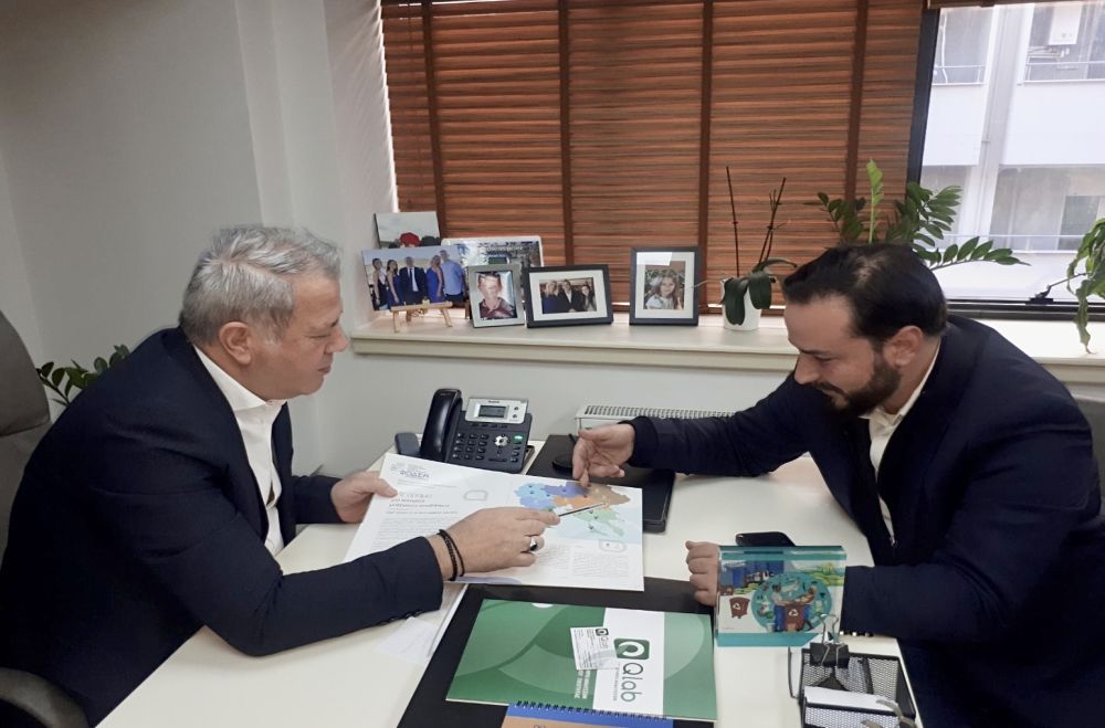 Ενημερωτική συνάντηση του Δ. Γκολιδάκη με τον Πρόεδρο του ΦΟΔΣΑ Κεντρικής Μακεδονίας Μ. Γεράνη