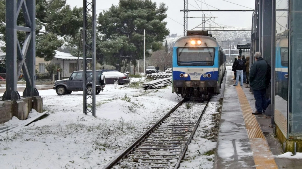 Hellenic Train: Ακυρώσεις δρομολογίων για αύριο Τετάρτη λόγω καιρικών φαινομένων