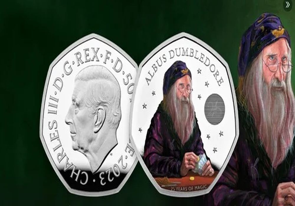 Βρετανία: Νέο νόμισμα με το πρώτο πορτρέτο του Καρόλου και του Άλμπους Ντάμπλντορ