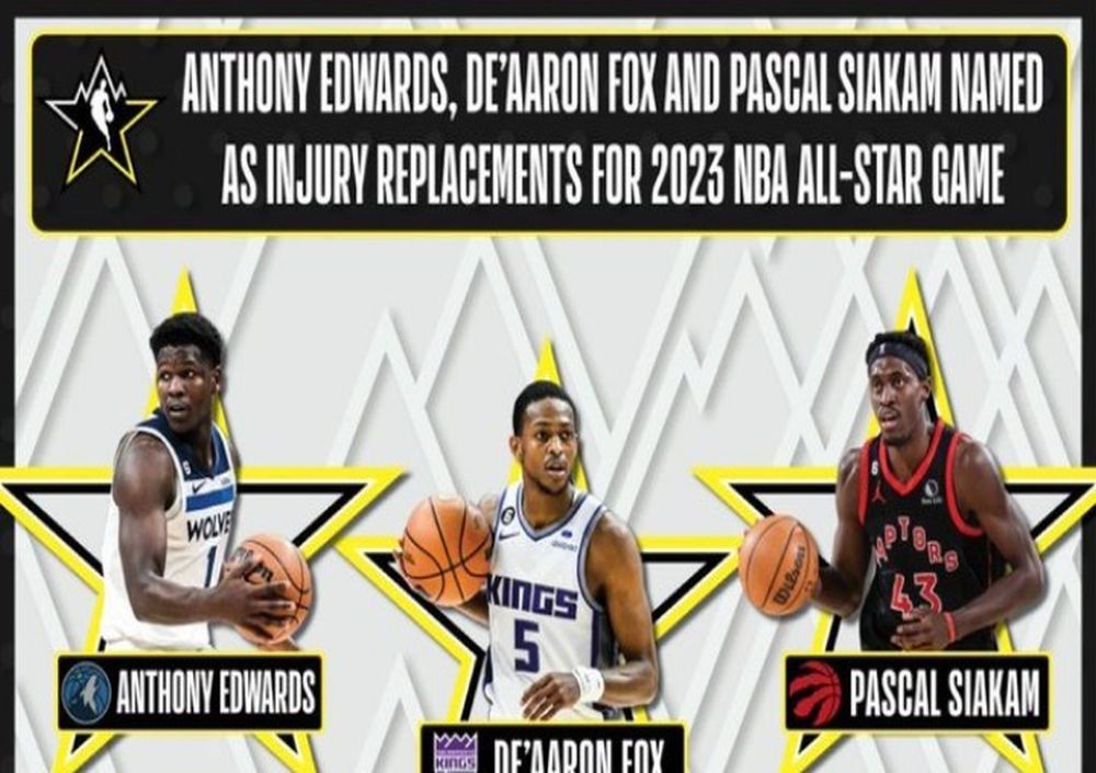 Οι Έντουαρντς, Σιάκαμ και Φοξ αντικαταστάτες των Κάρι, Ντουράντ και Ουίλιαμσον στο All Star Game