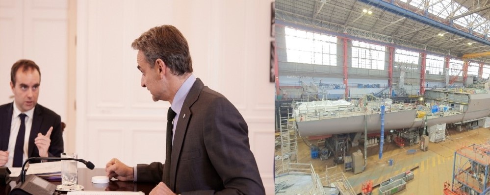 Συνάντηση Κ. Μητσοτάκη με τον Γάλλο υπουργό Άμυνας