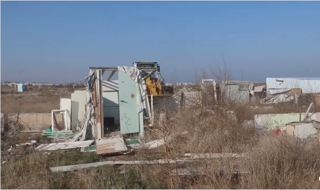 Δ. Θερμαϊκού: Γκρεμίστηκαν τα τελευταία εγκατελειμμένα παραπήγματα στον οικισμό Ρομά «Τσαΐρια»