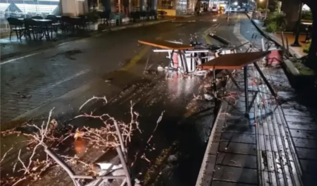 Προβλήματα και ζημιές στη Ναύπακτο από την κακοκαιρία (Video)