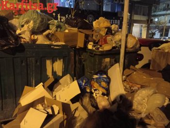 Οδός… «σκουπιδότοπος» στη Θεσσαλονίκη