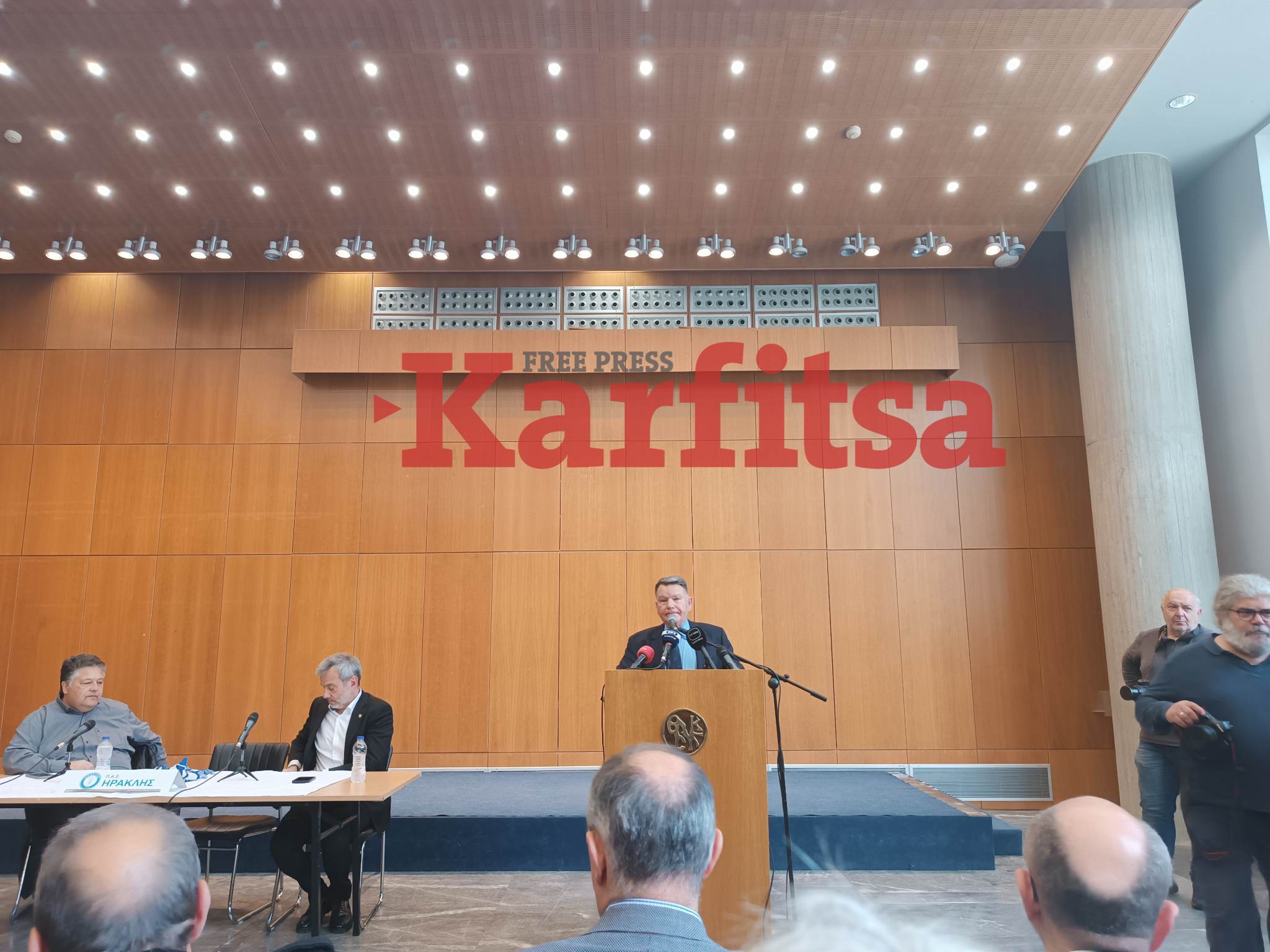 Α. Κούγιας: «Ο Ηρακλής θα μπει μπροστά για να ξεβρωμίσει το ποδόσφαιρο και δεν θα πτώχευσει ξανά» (ΦΩΤΟ + Video)