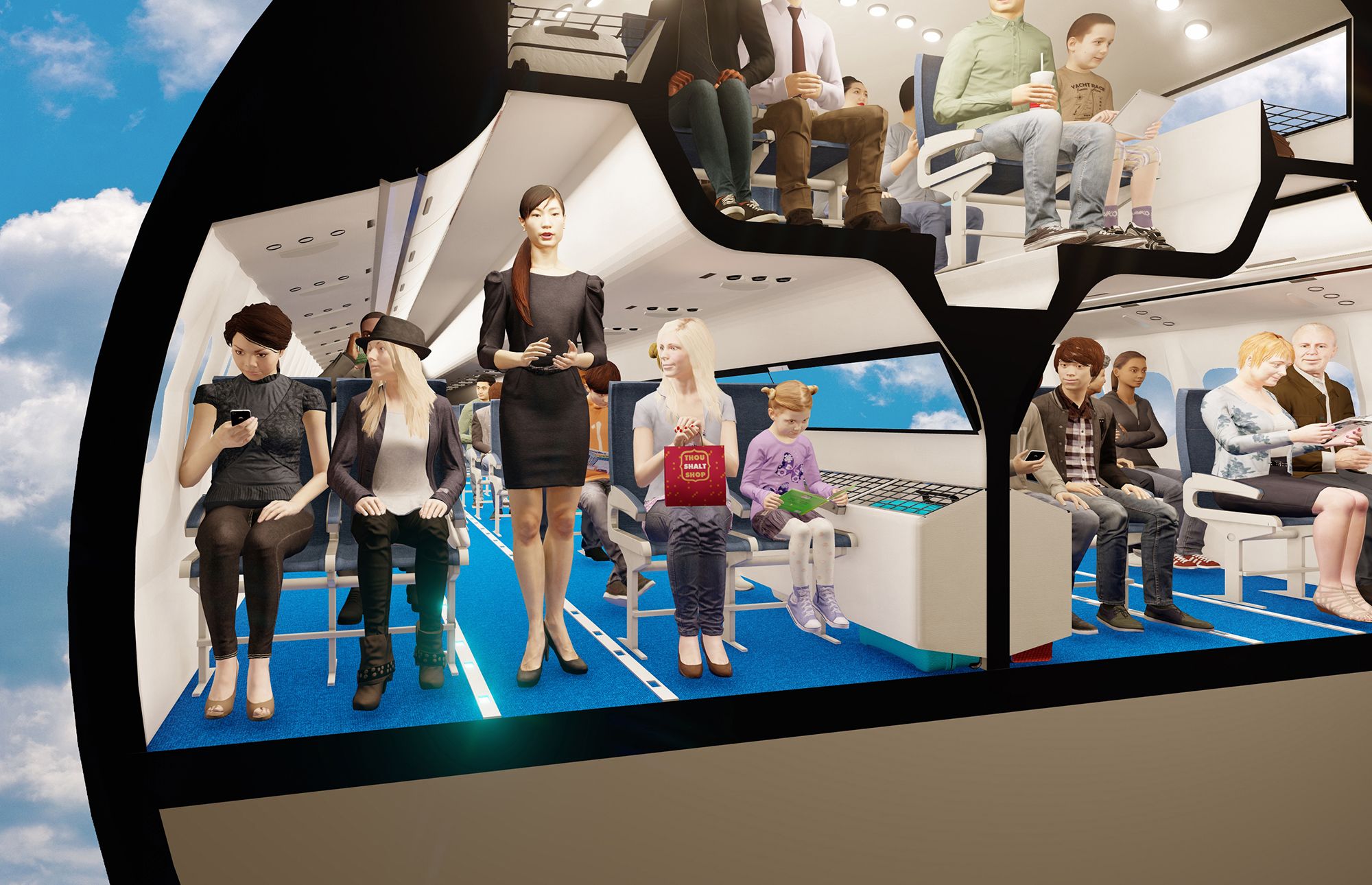 Ετσι θα είναι η καμπίνα του μέλλοντος στα αεροπλάνα