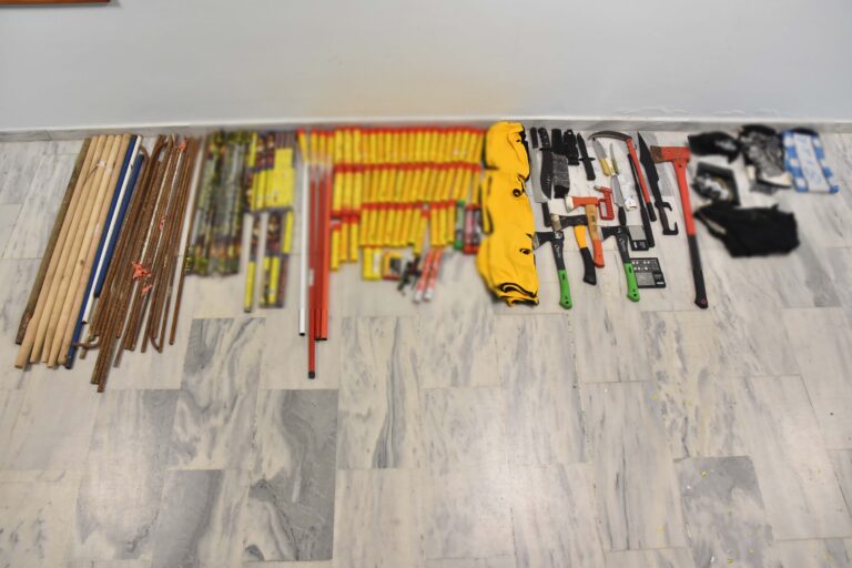 Τι λέει η ΕΛ.ΑΣ. για τα ευρήματα σε κτήριο δίπλα σε σύνδεσμο του Άρη στη Θεσσαλονίκη (ΦΩΤΟ)