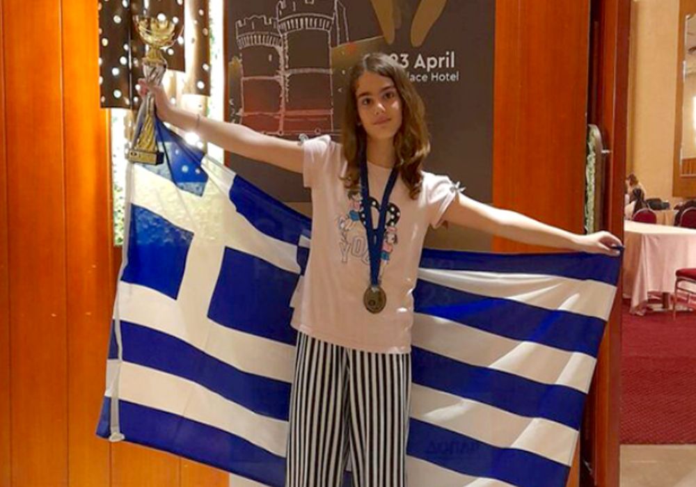 Εντεκάχρονη Ελληνίδα η παγκόσμια πρωταθλήτρια στο σκάκι