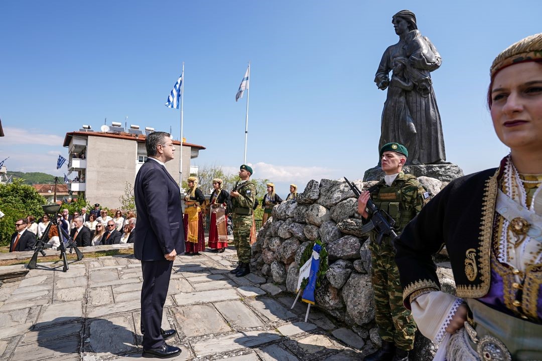 Ο Α. Τζιτζικώστας στις εκδηλώσεις για τη 201η επέτειο από το Ολοκαύτωμα της Νάουσας