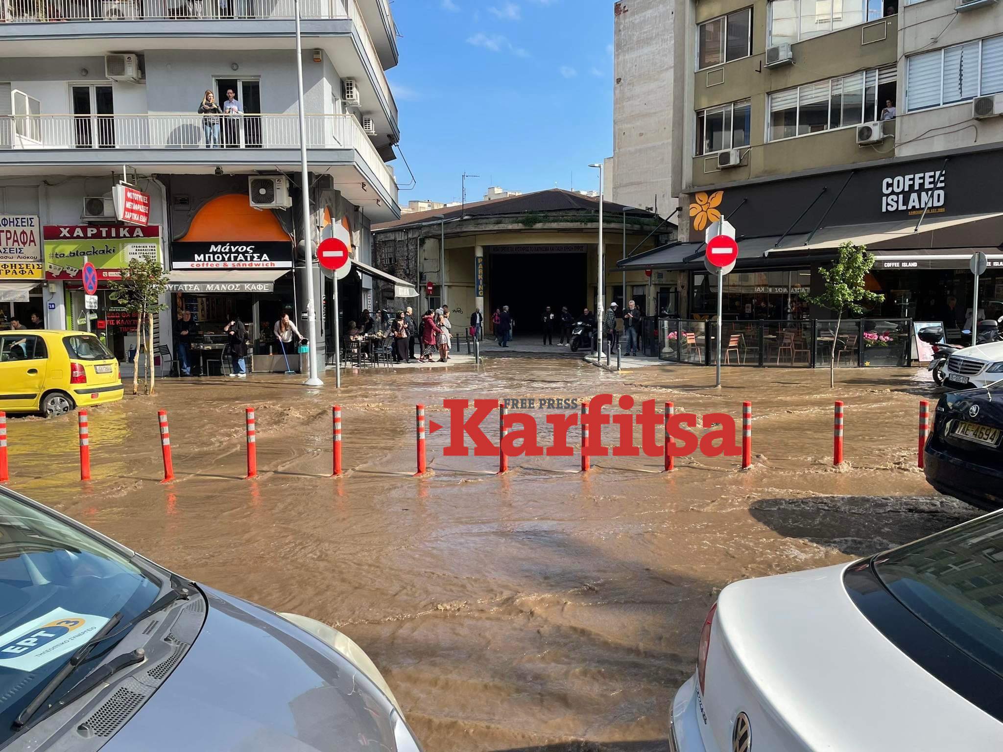 Θεσσαλονίκη: Βενετία έγινε κεντρικός δρόμος – Γέμισε με νερά – Γόνδολες τα … ΙΧ (ΦΩΤΟ+Video)