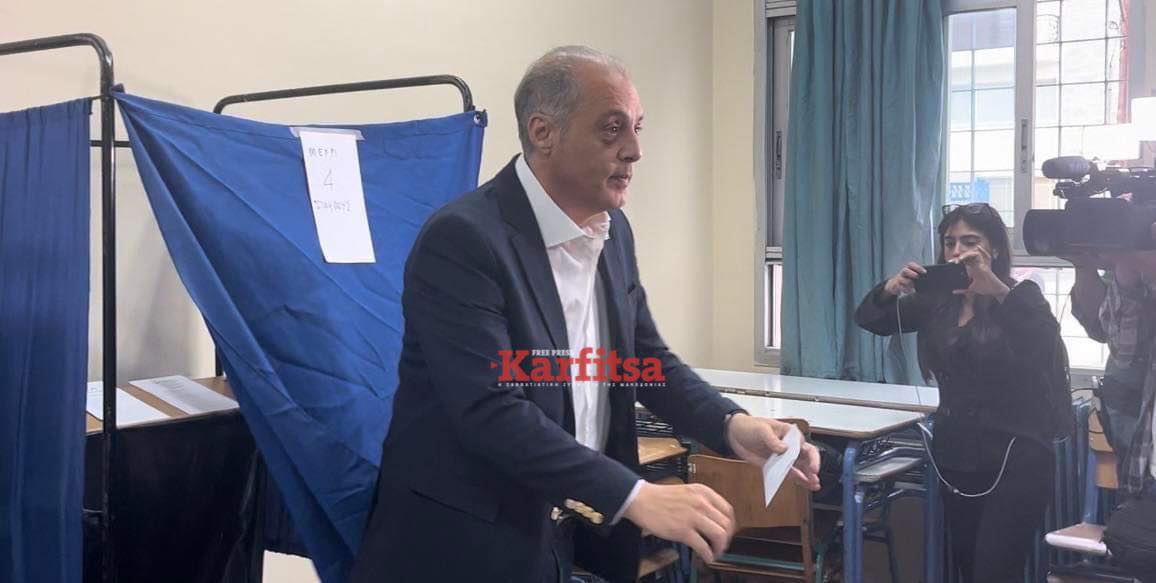 Εκλογές 2023: Ψήφισε στο Κορδελιό ο Κ. Βελόπουλος (ΦΩΤΟ+Video)
