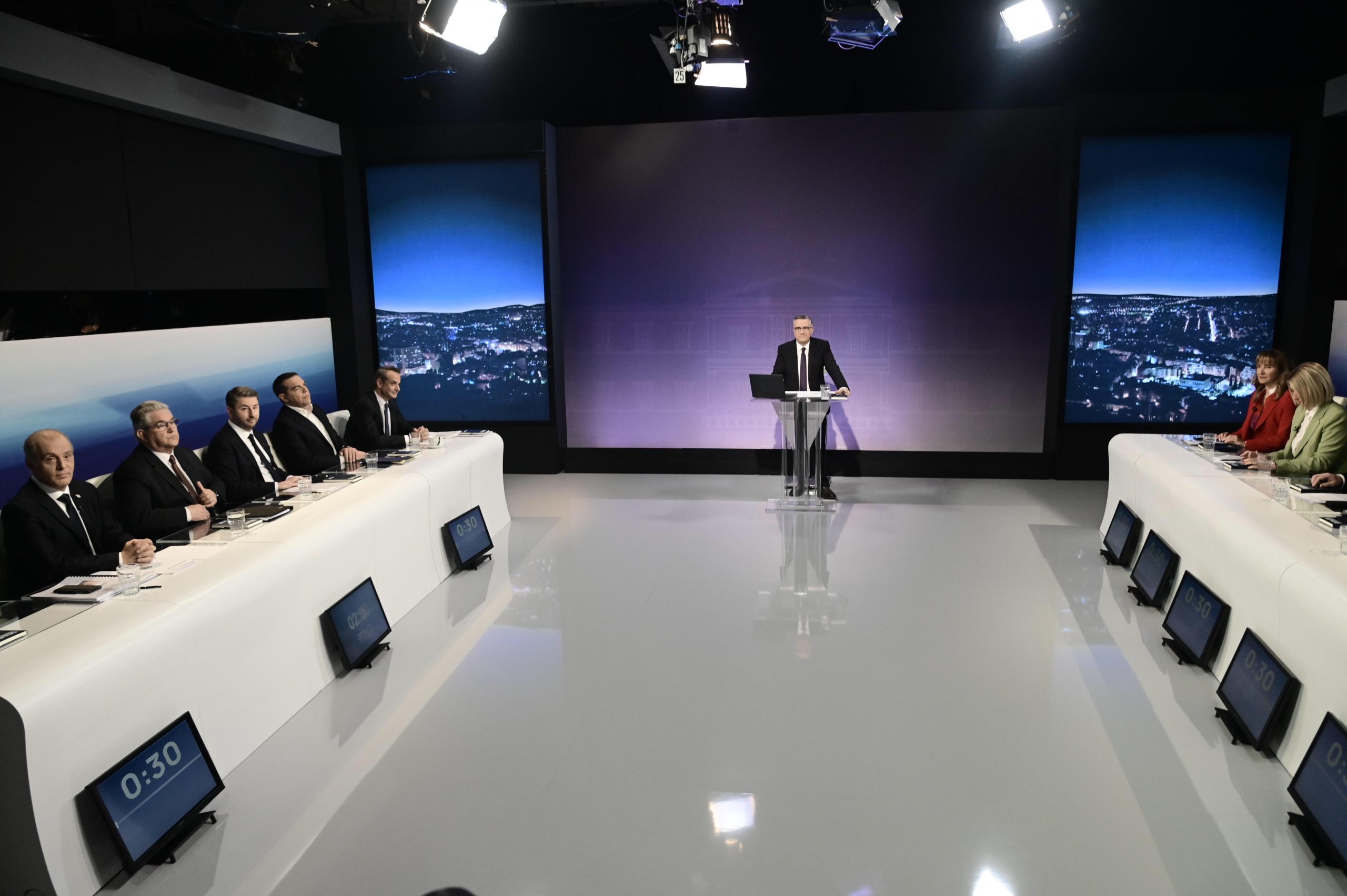 Εκλογές 2023: Live η τηλεμαχία των πολιτικών αρχηγών