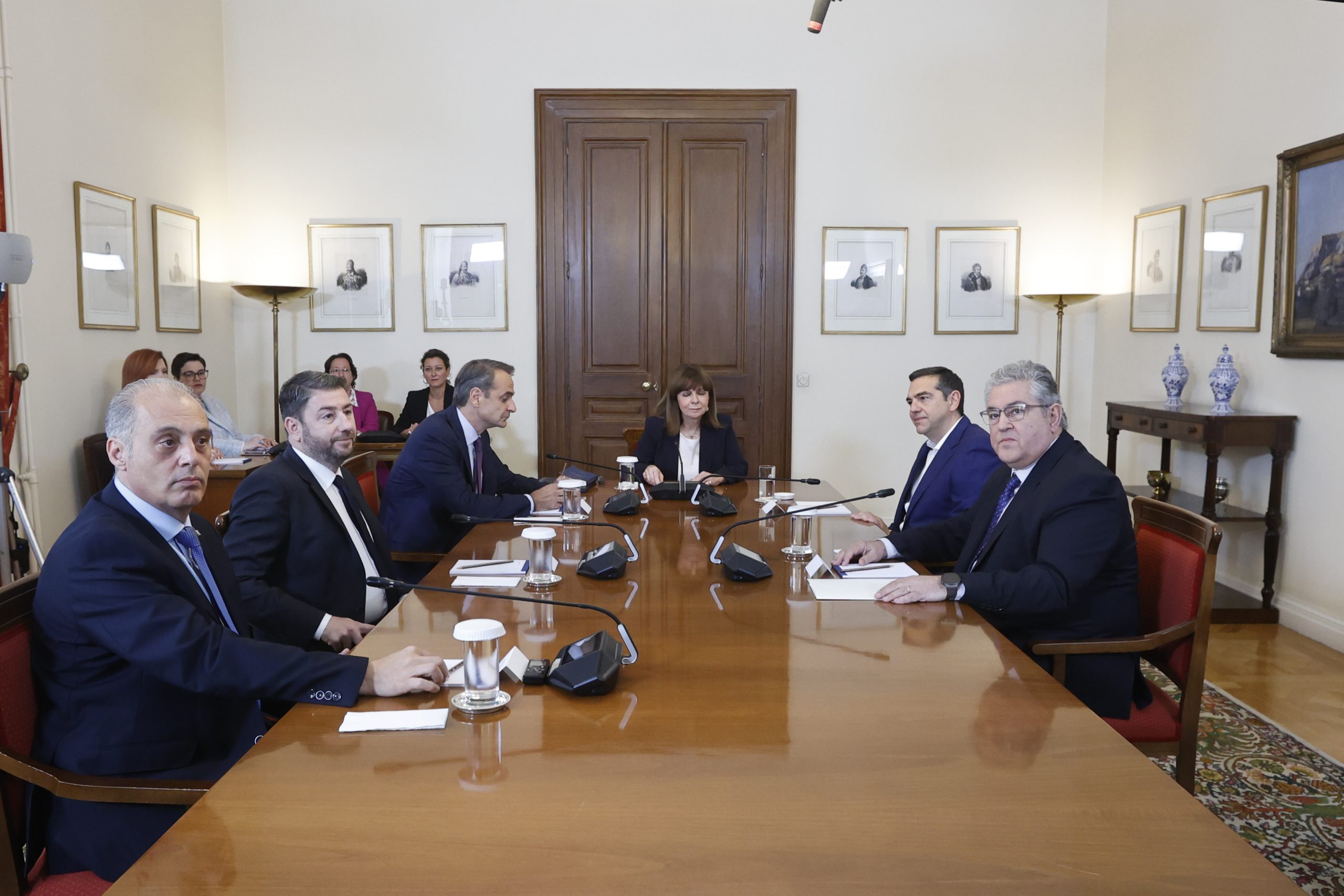 Εκλογές 2023 – Ολοκληρώθηκε η σύσκεψη των πολιτικών αρχηγών