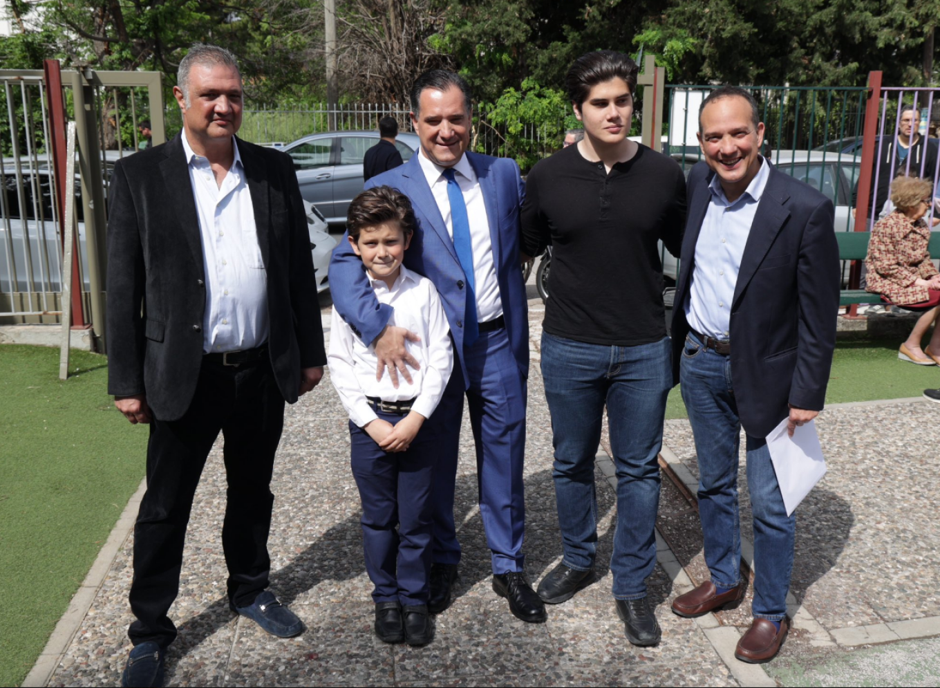 Οικογενειακώς ψήφισε ο Άδωνις Γεωργιάδης