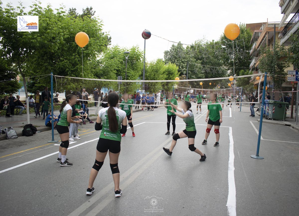Δ. Αμπελοκήπων – Μενεμένης: Πραγματοποιήθηκε το «11ο Τουρνουά Street mini Βόλεϊ 3Χ3»