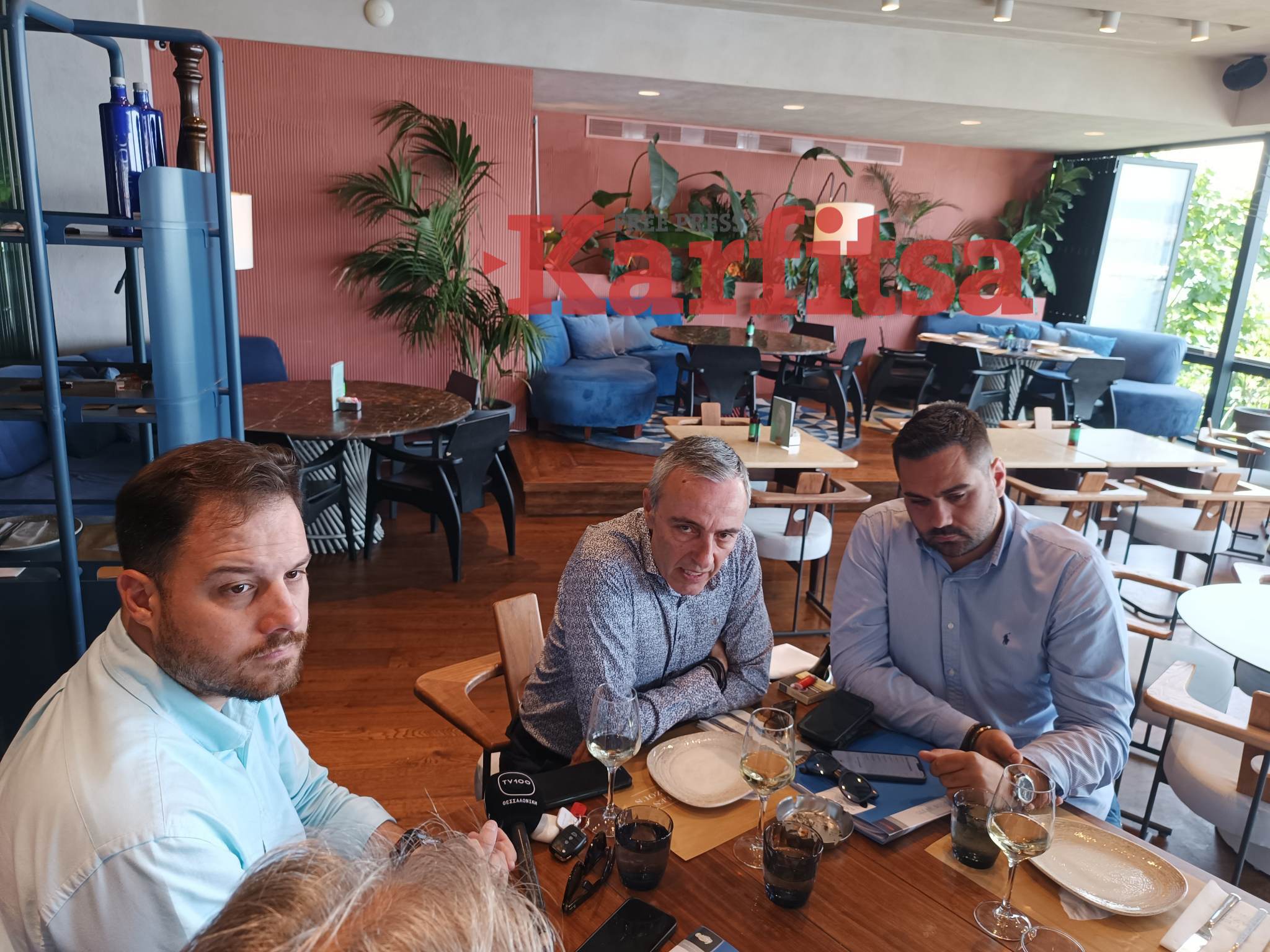 Το σουαρέ της ΝΔ Θεσσαλονίκης πριν τις εκλογές (ΦΩΤΟ)