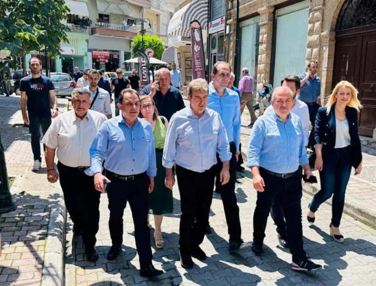 Επίσκεψη κλιμακίου της Νέας Δημοκρατίας στην Ημαθία