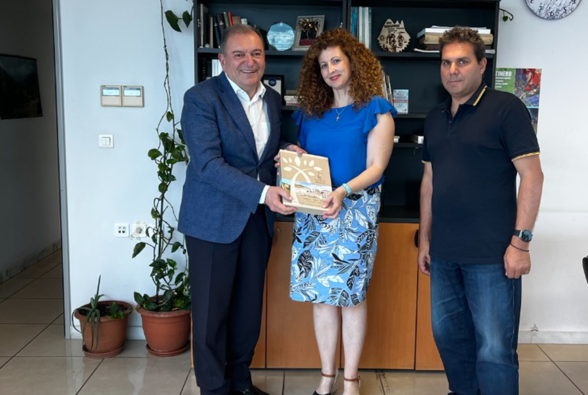 Με γεμάτη «πράσινη» ατζέντα η συνάντηση του  Ι. Καϊτεζίδη με τη δασάρχη Θεσσαλονίκης Φ. Μελά