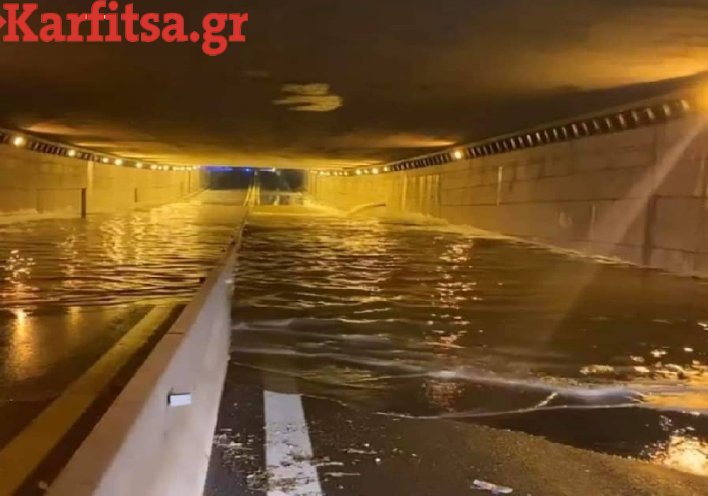 «Άνοιξαν» οι ουρανοί στη Θεσσαλονίκη – Κλειστή η Μαιάνδρου (Video)