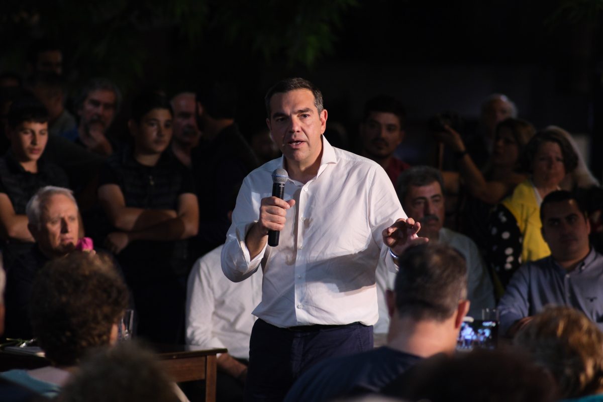 Νέα ψευτοδιλήμματα Α. Τσίπρα από το Ρέθυμνο