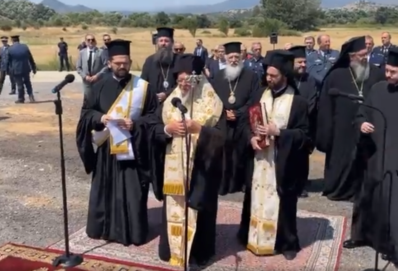 Τρισάγιο στα Τέμπη τέλεσε ο Οικουμενικός Πατριάρχης