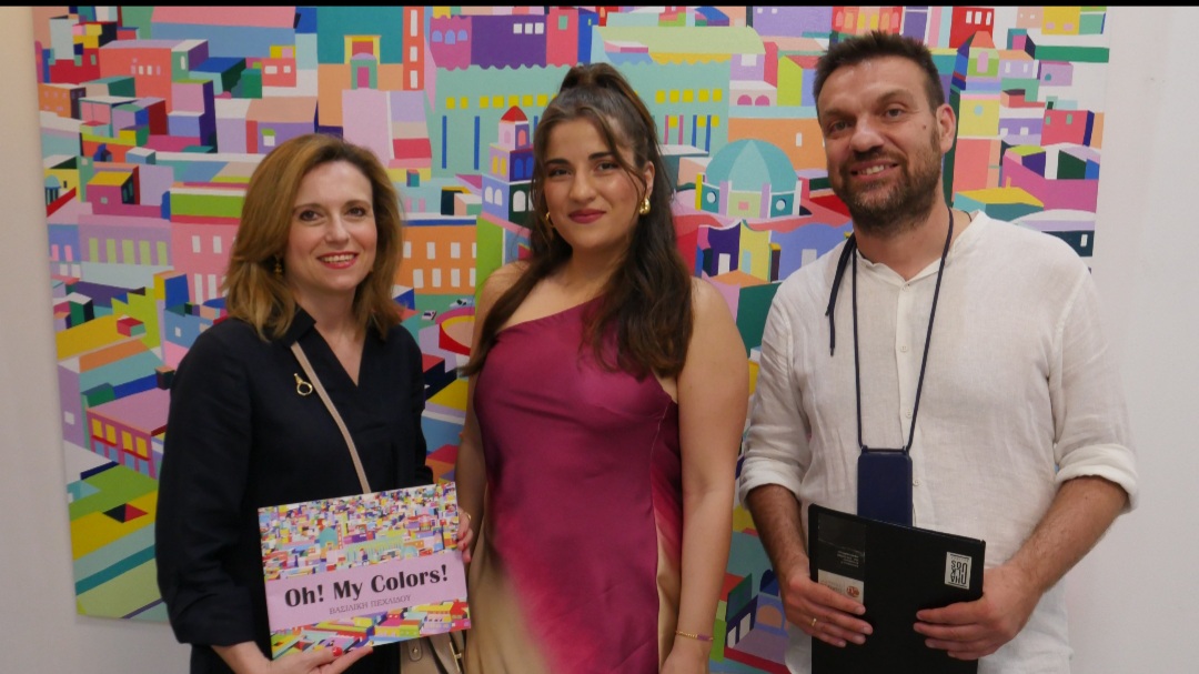 Τα εγκαίνια της έκθεσης «Oh! My Colors» της Βασιλικής Πεχλίδου στην Chalkos Gallery (ΦΩΤΟ)