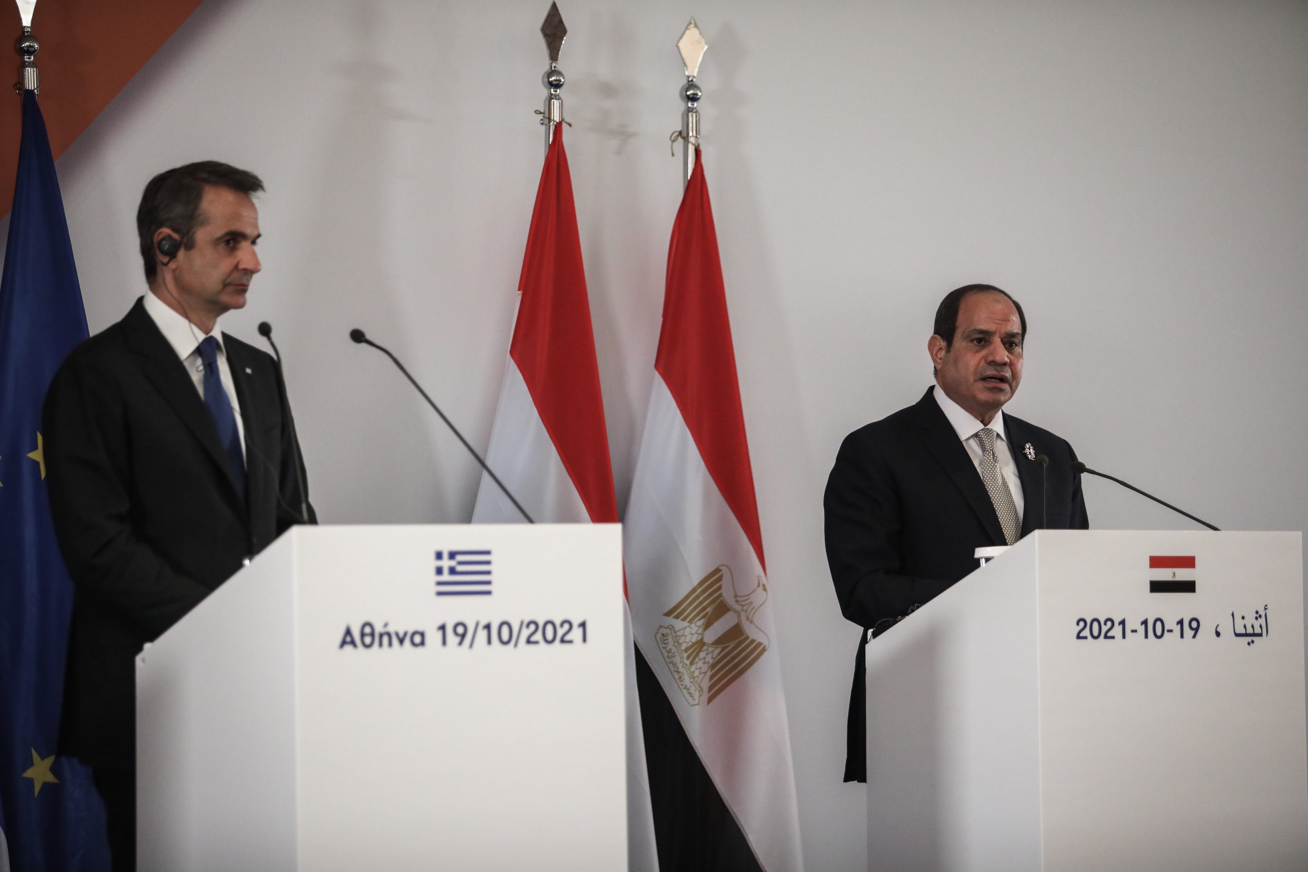 Τηλεφωνική επικοινωνία Κ.Μητσοτάκη-Αλ Σίσι – Συμφώνησαν να συναντηθούν