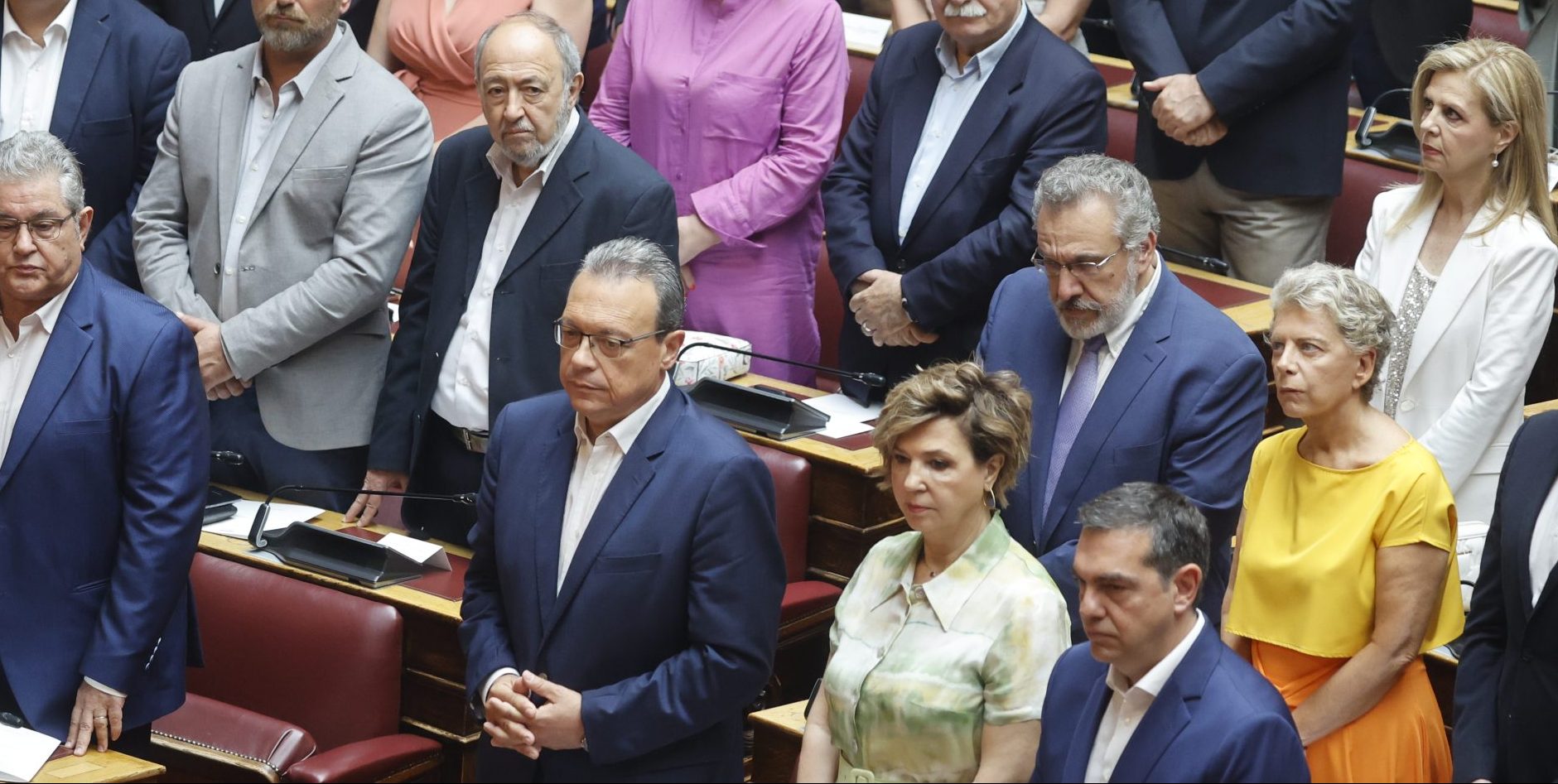 H πρώτη δημόσια εμφάνιση Τσίπρα μετά την παραίτηση – Αποδεκατισμένος ο ΣΥΡΙΖΑ